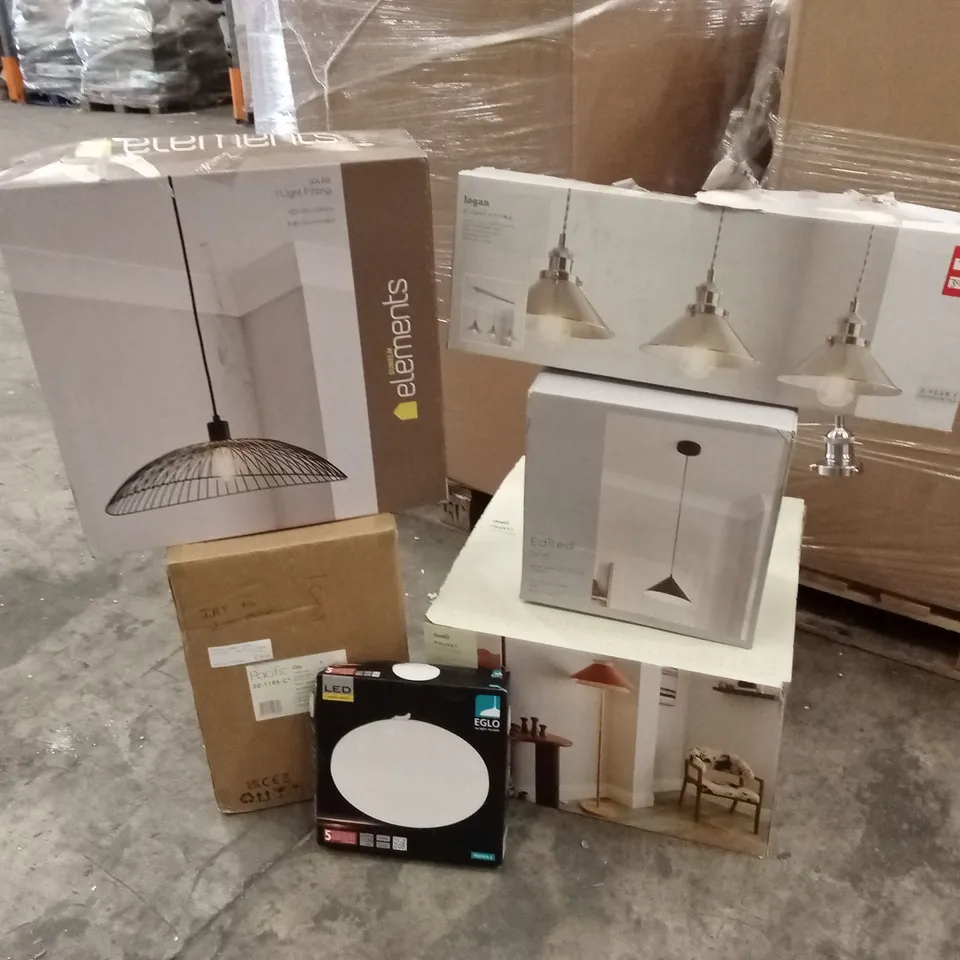 PALLET TO CONTAIN APPROXIMATELY 23 ASSORTED DESIGNER LIGHTING PRODUCTS