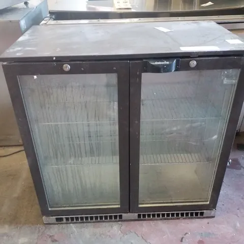 OSBOURNE 2500T 2 DOOR BOTTLE COOLER