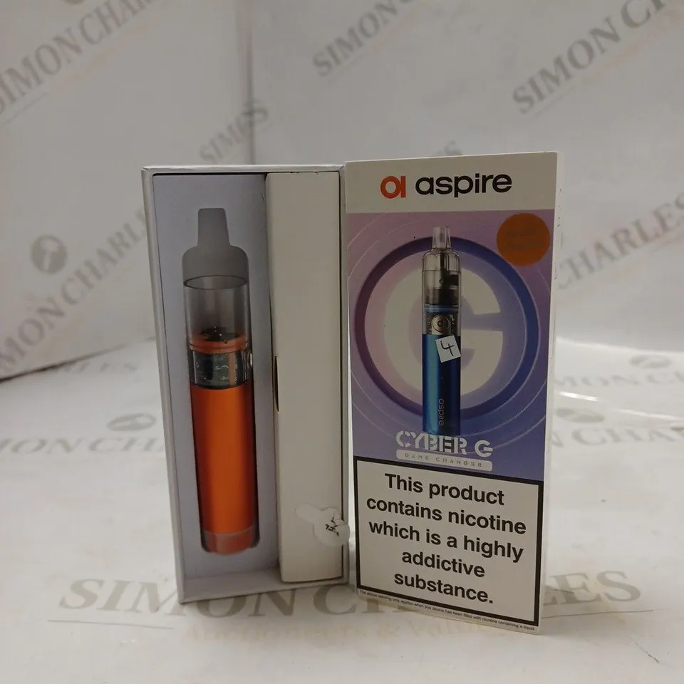 BOXED ASPIRE CYBER G - AMBER ORANGE. 