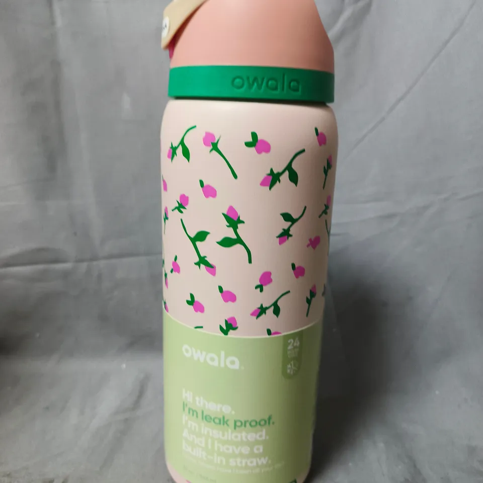 OWALA FREESIP INSULATED BOTTLE – FLORAL PATTERN