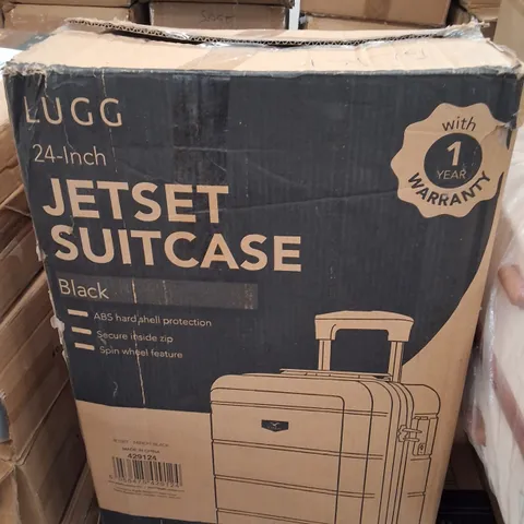 BOXED LUGG 24" JETSET SUITCASE - BLACK 