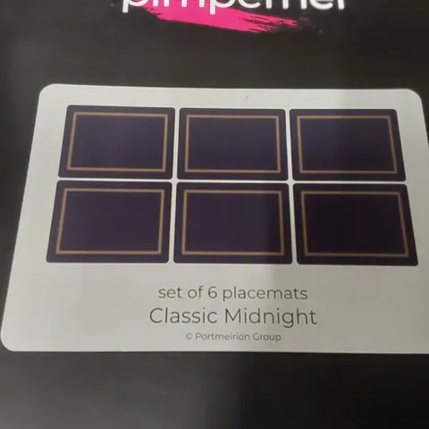 BOXED CLASSIC PLACEMATS - SET OF 6