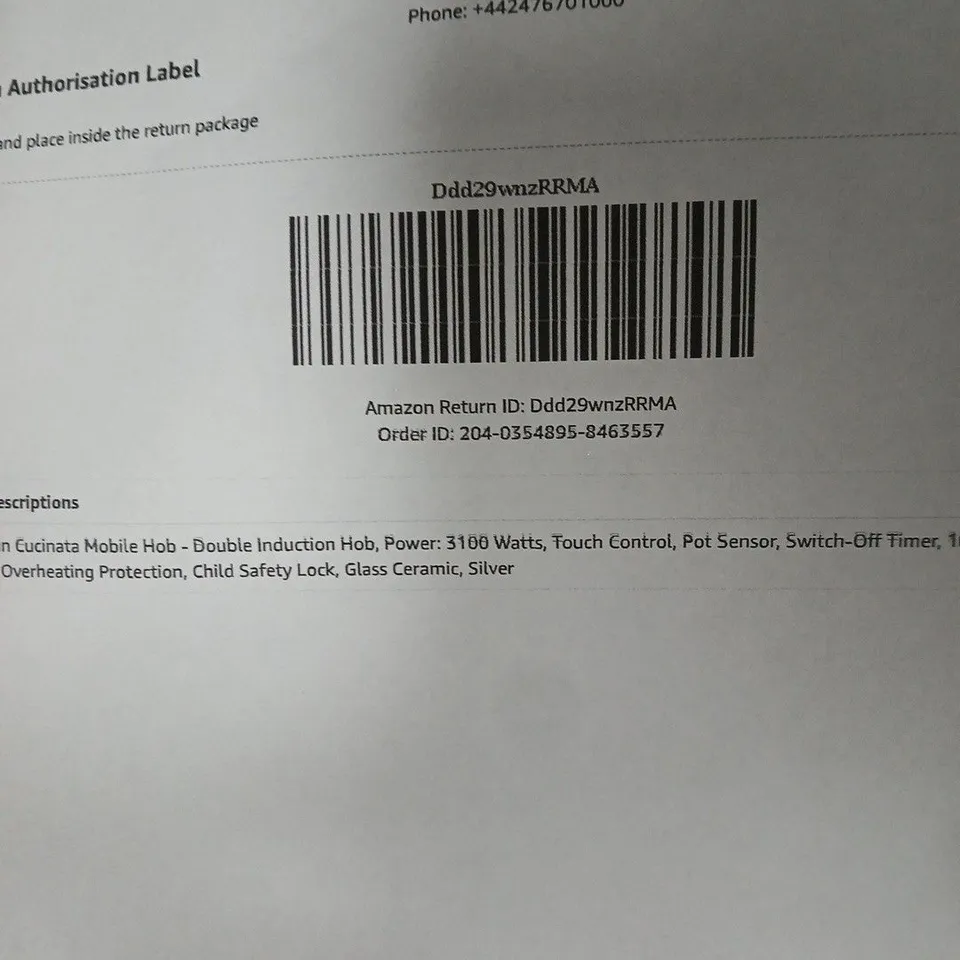 Induction Hob - Double Zone, Glass-Ceramic, Silver,