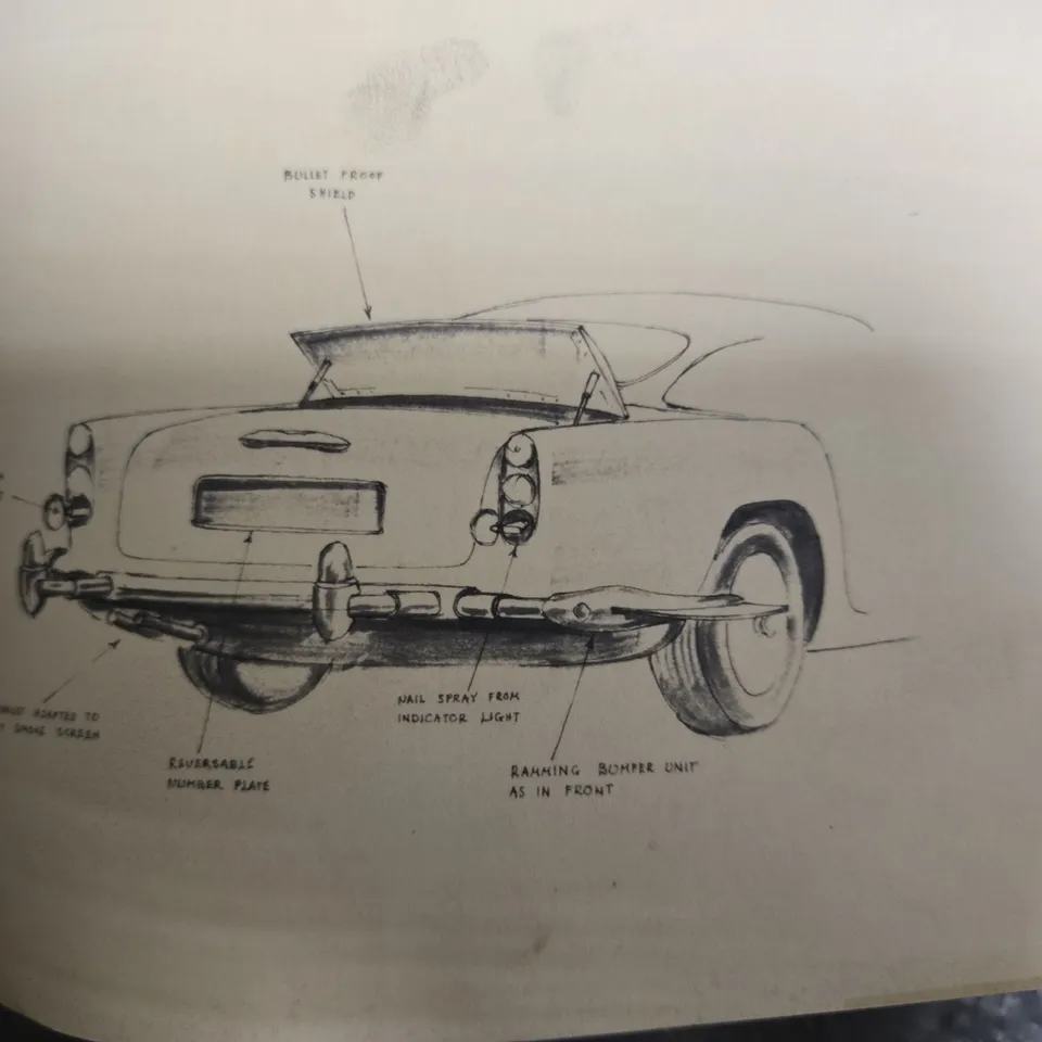 ASTON MARTIN CONCEPT SKETCHES – KEN ADAM LIMITED EDITION ART PRINT (142/650)