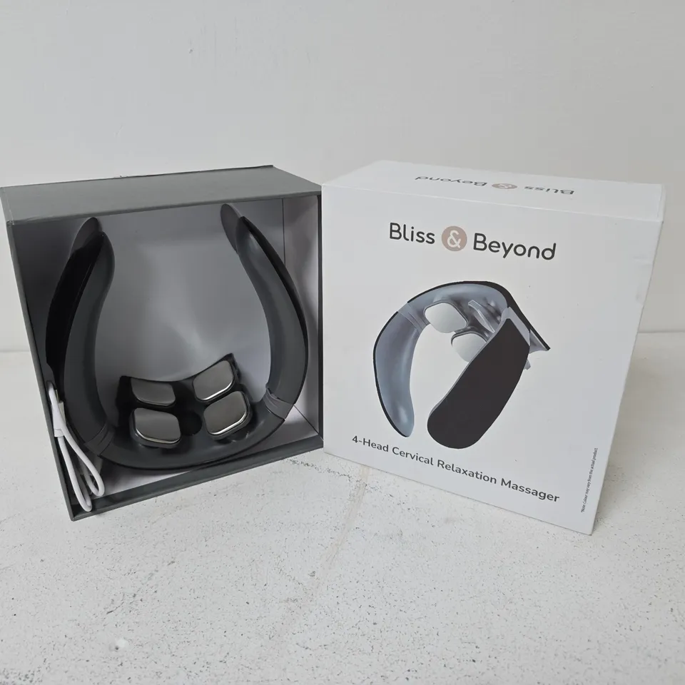 BOXED BLISS & BEYOND 4-HEA CERVICAL RELAXATION MASSAGER