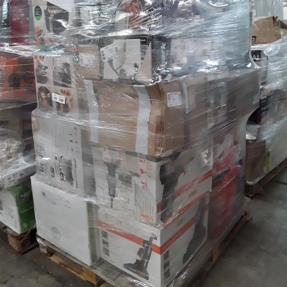 PALLET OF APPROXIMATELY 23 UNPROCESSED RAW RETURN HOUSEHOLD AND ELECTRICAL GOODS TO INCLUDE;