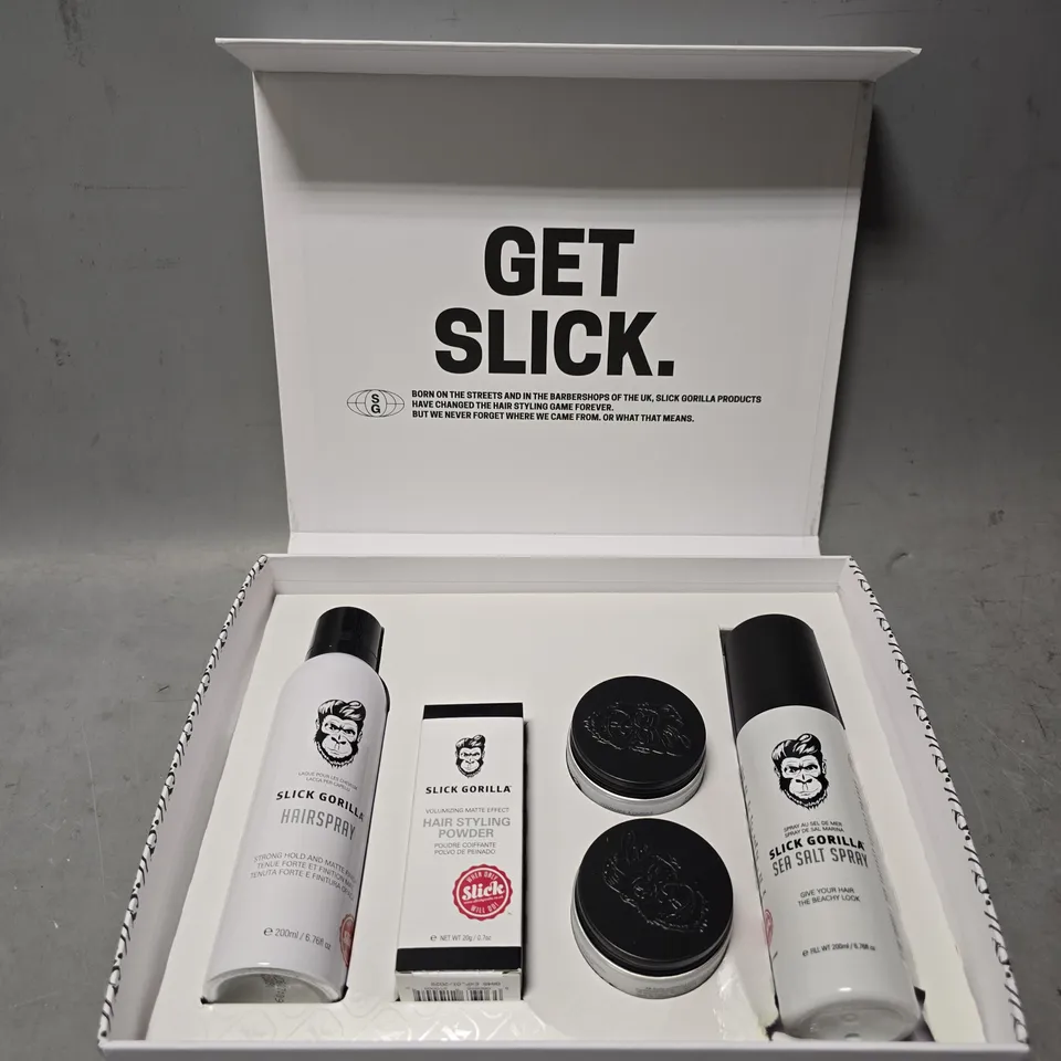 BOXED SLICK GORILLA HAIR STYLING BOX SET 