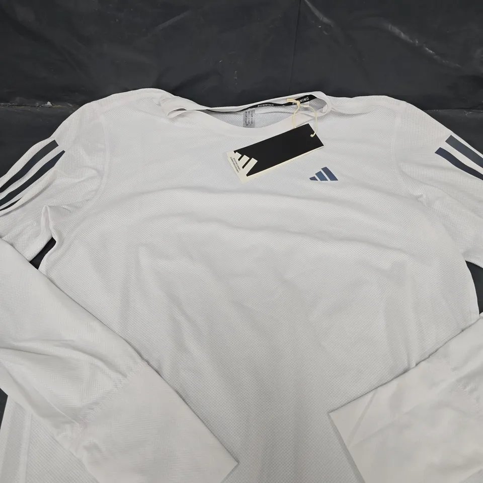 LONG SLEEVE ADIDAS RUNNING TEE - SIZE SMALL