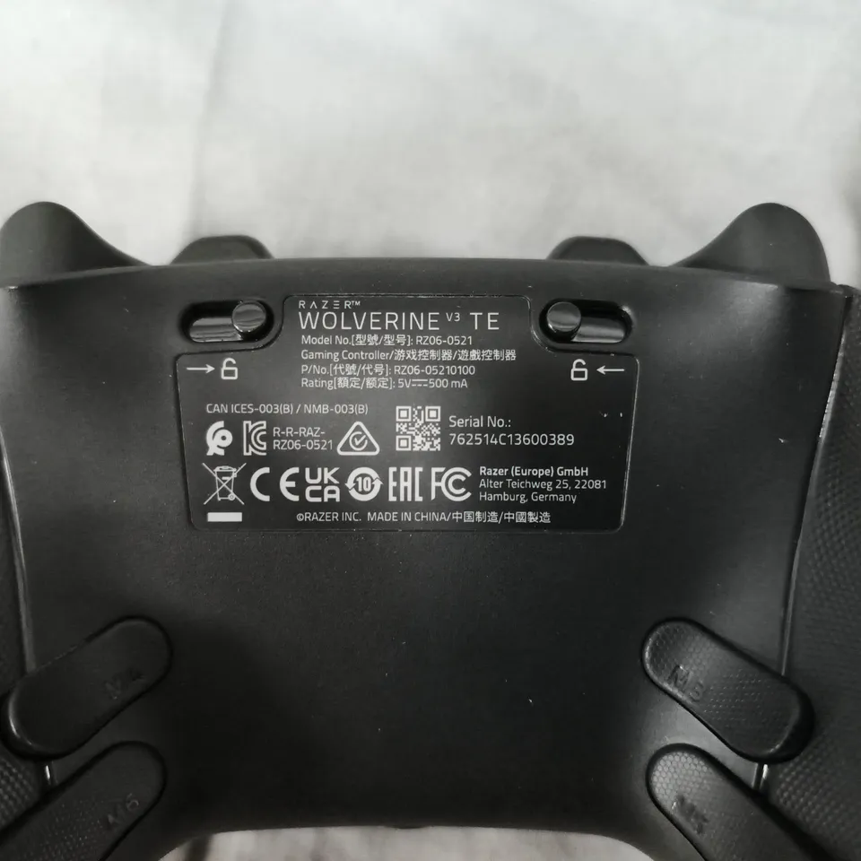 RAZER WOLVERINE V3 TE GAMING CONTROLLER FOR XBOX – BLACK