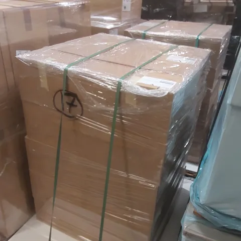 PALLET CONTAINING A LARGE QUANTITY OF ASSORTED BATHROOM FURNITURE PARTS INCLUDING: VELDEAU VANITY CARCASSES ECT