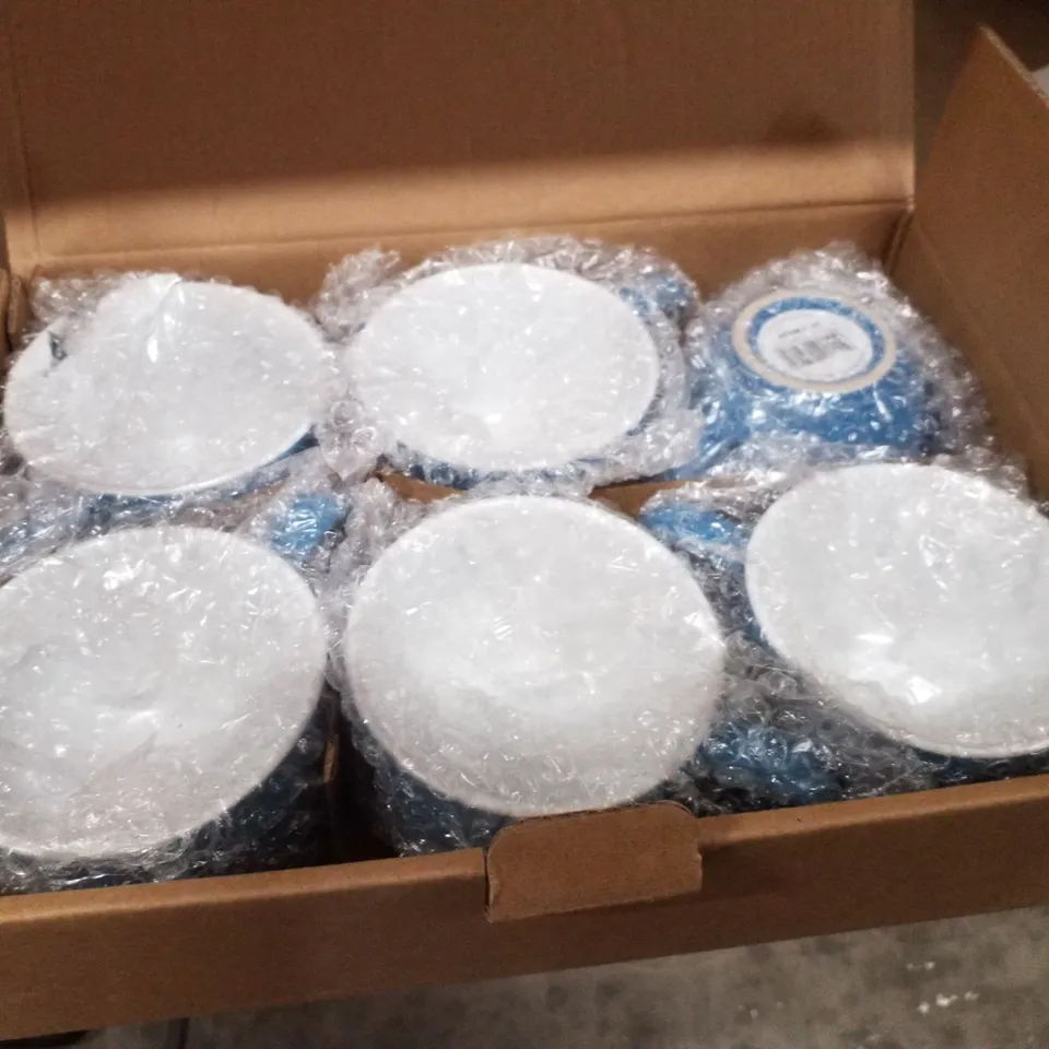 BOXED ARGON TABLEWARE  - COLOURED CAPPUCCINO CUP & SAUCER - 250ML 