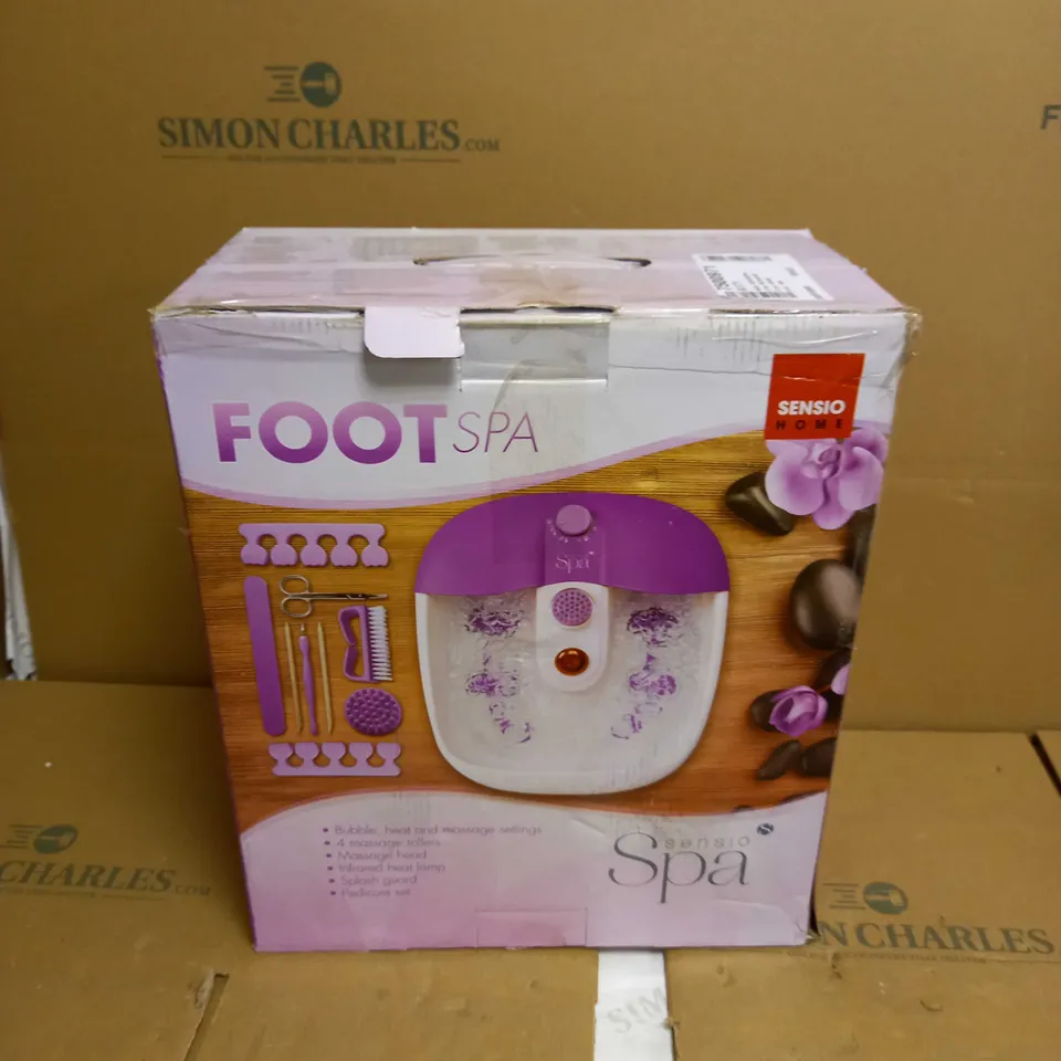 SENSIO FOOT SPA MASSAGER PEDICURE BATH