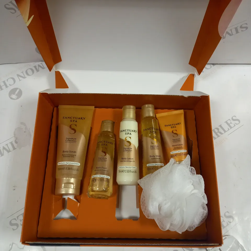 BOXED SANCTUARY SPA SIGNATURE PERFECT PAMPER PARCEL GIFT SET RRP £20