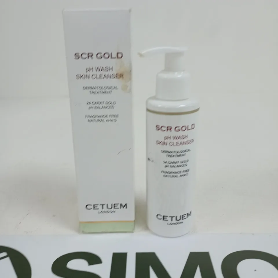 CETUEM LONDON SCR GOLD PH WASH SKIN CLEANSER 150ML