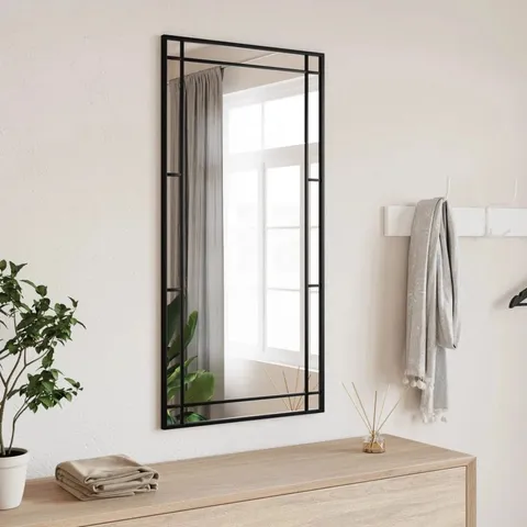 BOXED MIRL RECTANGLE METAL WALL MIRROR (1 BOX)
