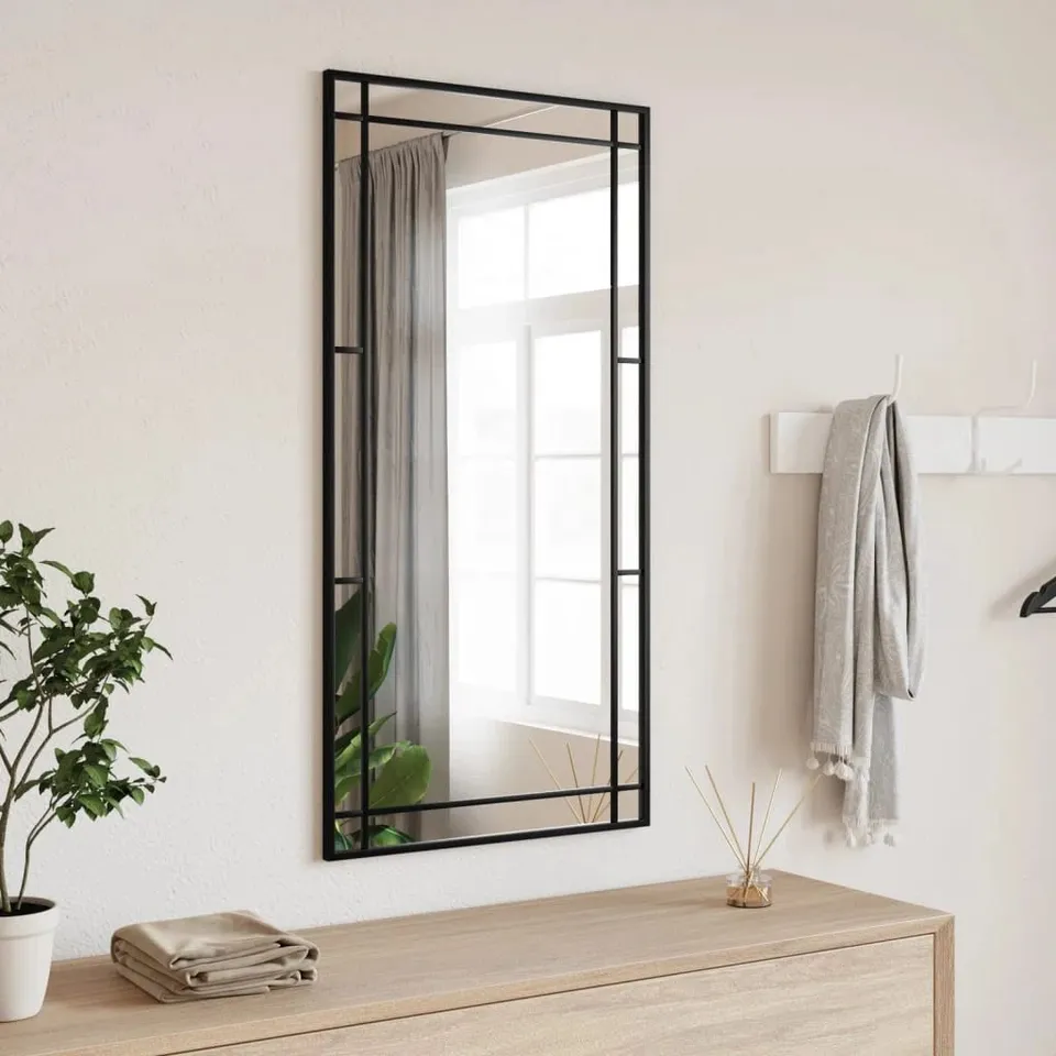 BOXED MIRL RECTANGLE METAL WALL MIRROR (1 BOX)