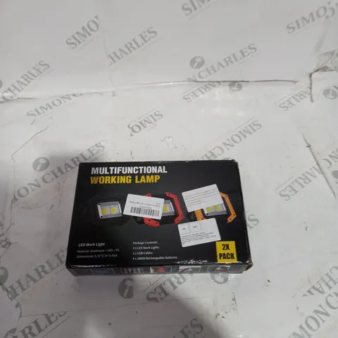 BOX OF ASSORTED HOUSEHOLD ITEMS TO INCLUDE WORKING LAMPS, DRAIN BUSTER, HOSE PIPE ETC