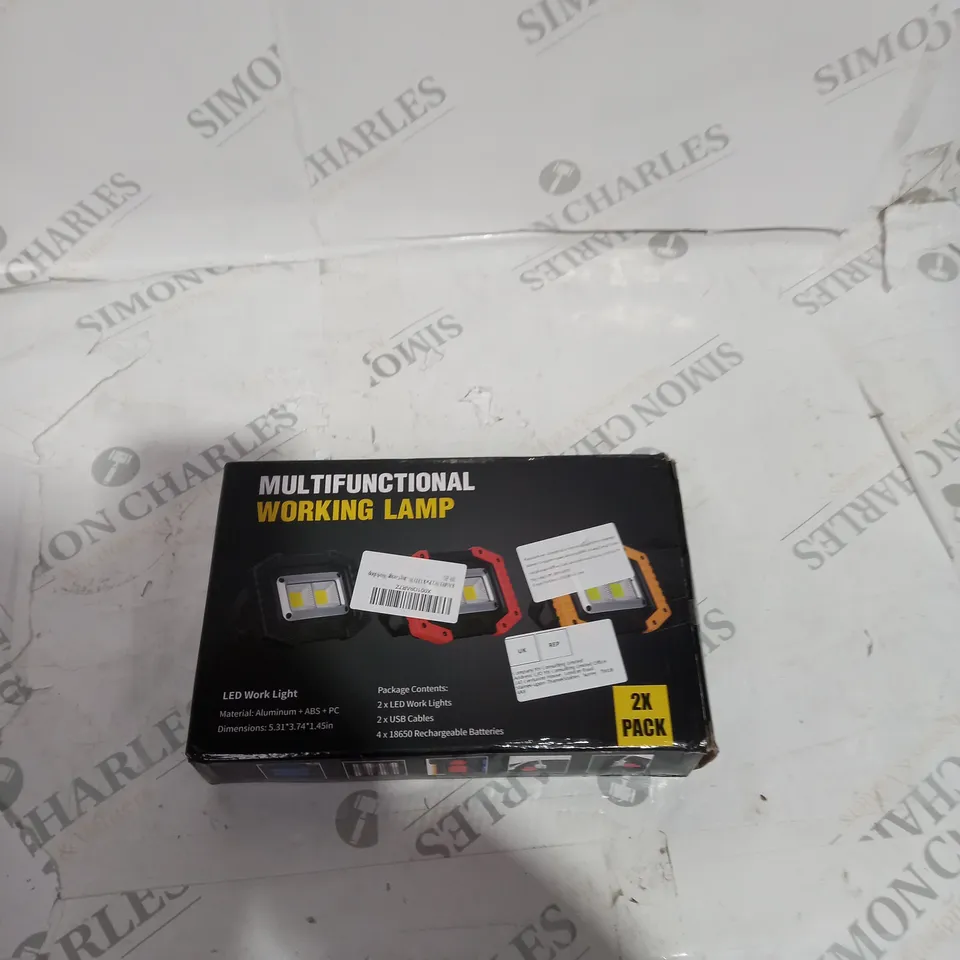 BOX OF ASSORTED HOUSEHOLD ITEMS TO INCLUDE WORKING LAMPS, DRAIN BUSTER, HOSE PIPE ETC 