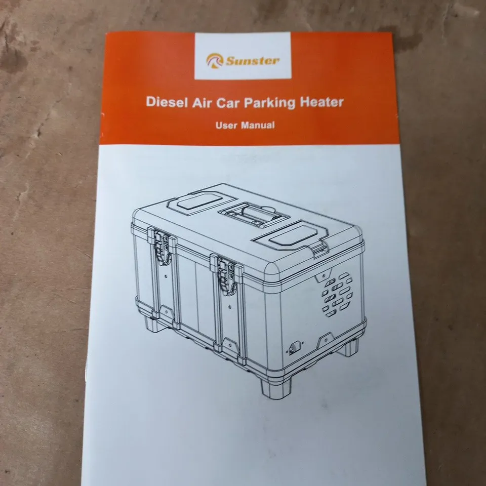 SUNSTER DIESEL AIR CAR PARKING HEATER – PORTABLE KIT IN TOOLBOX CASE 