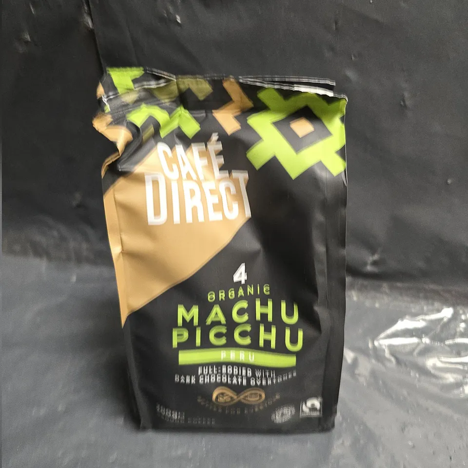 CAFE DIRECT ORGANIC MACHU PICCHU PERU COFFEE BEANS – 250G - X6 BAGS