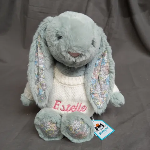 JELLYCAT - I AM MEDIUM BLOSSOM SAGE BUNNY