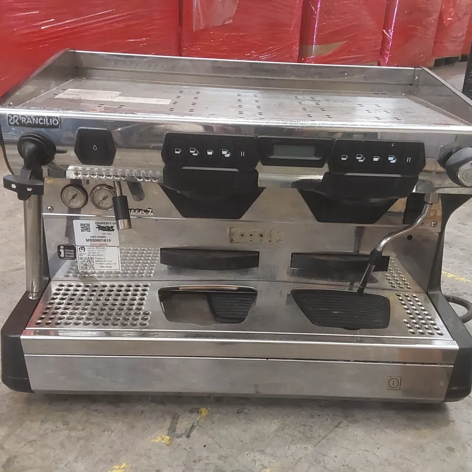 RANCILIO CLASSE 7 COMMERCIAL 2 GROUP COFFEE MACHINE
