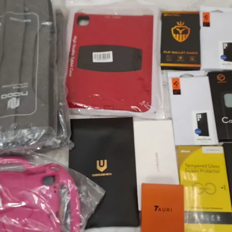 LARGE QUANTITY OF ASSORTED MOBILE PHONE AND TABLET CASES, PROTECTORS AND ACCESSORIES 