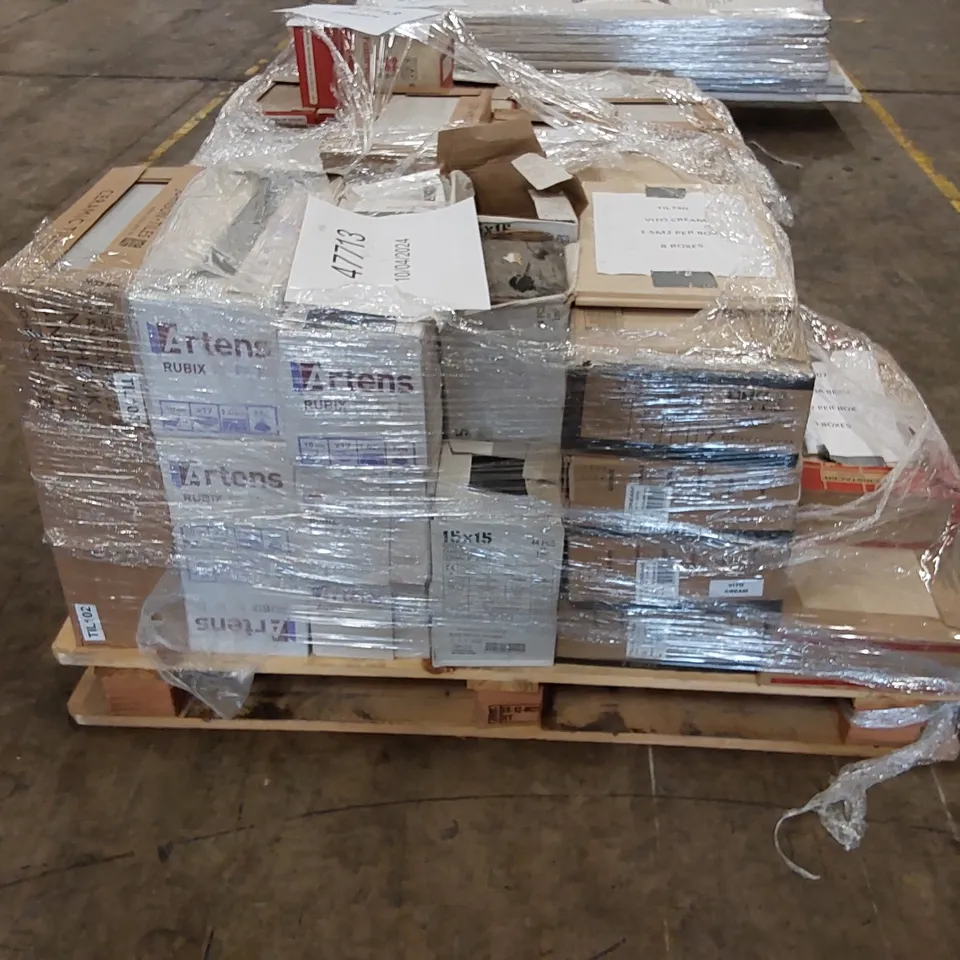 PALLET OF ASSORTED TILES TO INCLUDE;