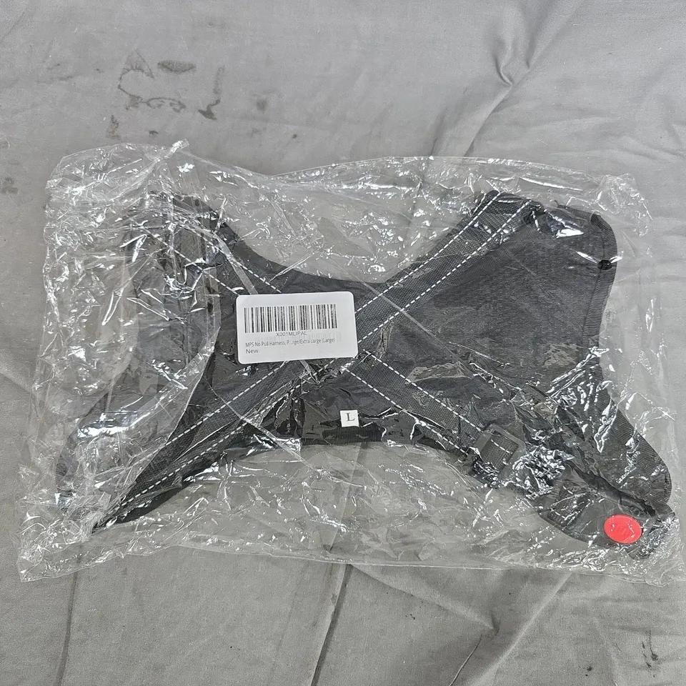 DOG HARNESS VEST, BLACK, SIZE L –