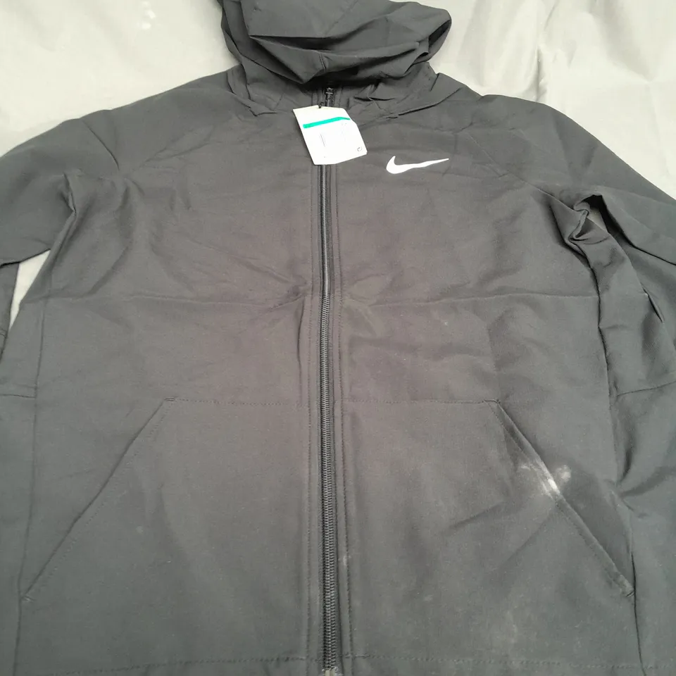 NIKE WOVEN BLACK JACKET - KIDS XL