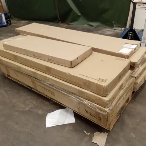 PALLET OF ASSORTED INCOMPLETE FURNITURE PARTS AND PIECES