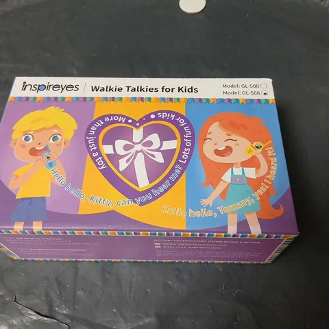INSPIREYES WALKIE TALKIES FOR KIDS – GL-508 / GL-568 – BOXED