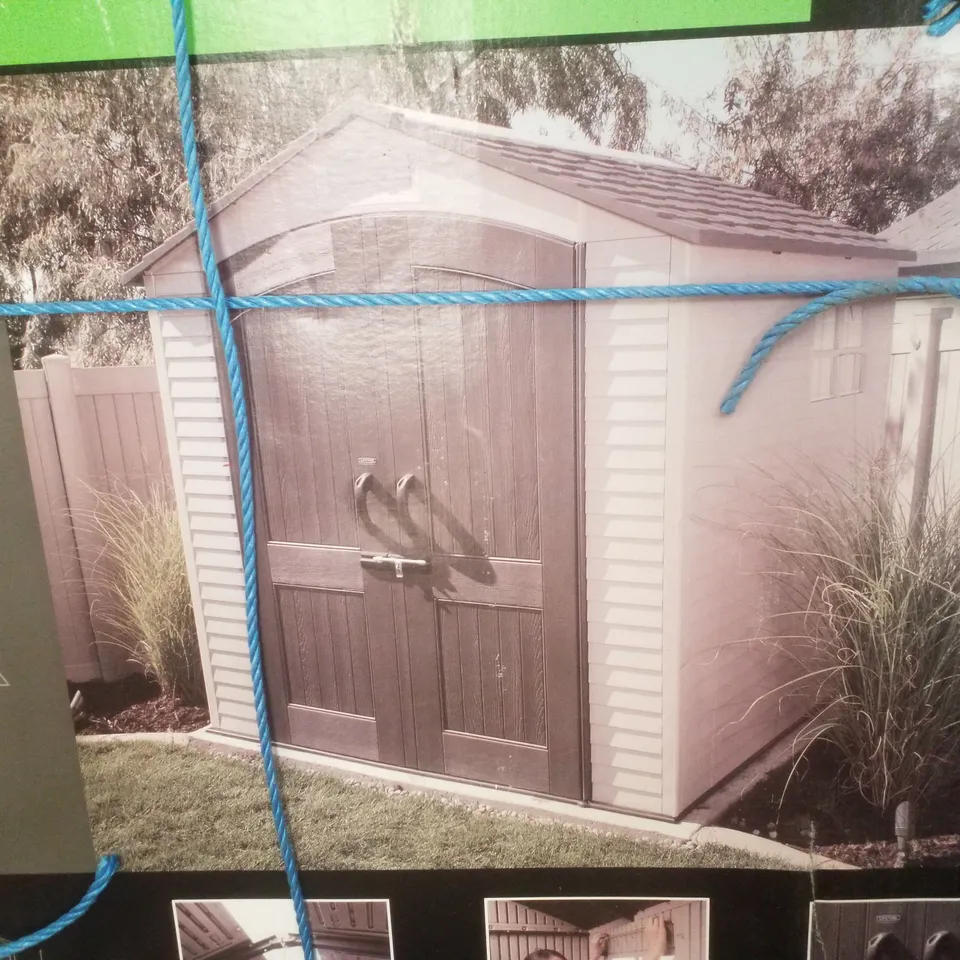 BOXED LIFETIME OUTDOOR STORAGE SHED 7×7FT (2 BOXES)