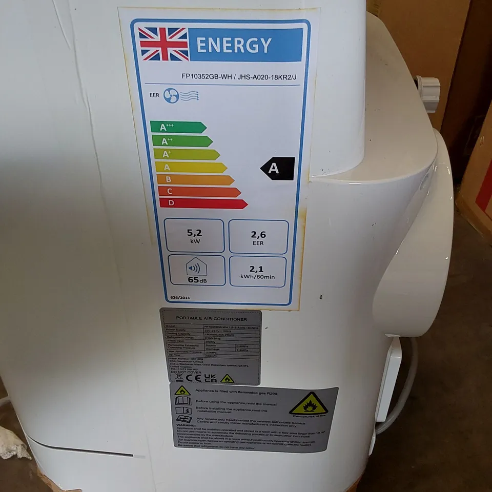 COSTWAY 18000 BTU 4-IN-1 PORTABLE AIR CONDITIONER WITH REMOTE CONTROL