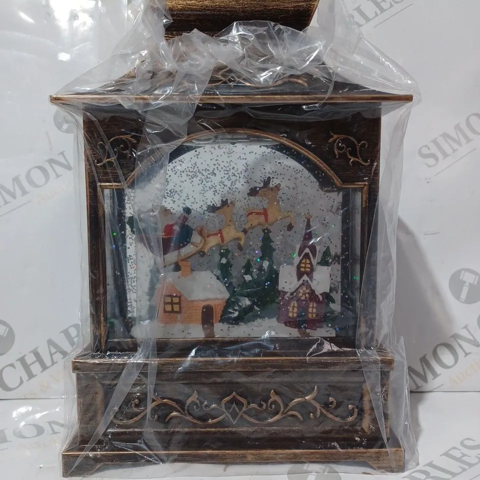 FESTIVE PRE-LIT MUSICAL WATER SPINNER - CHRISTMAS VILLAGE
