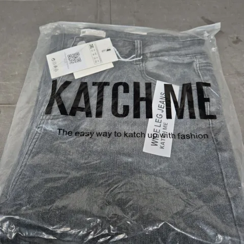KATCH ME GREY DENIM JEANS SIZE 3XL