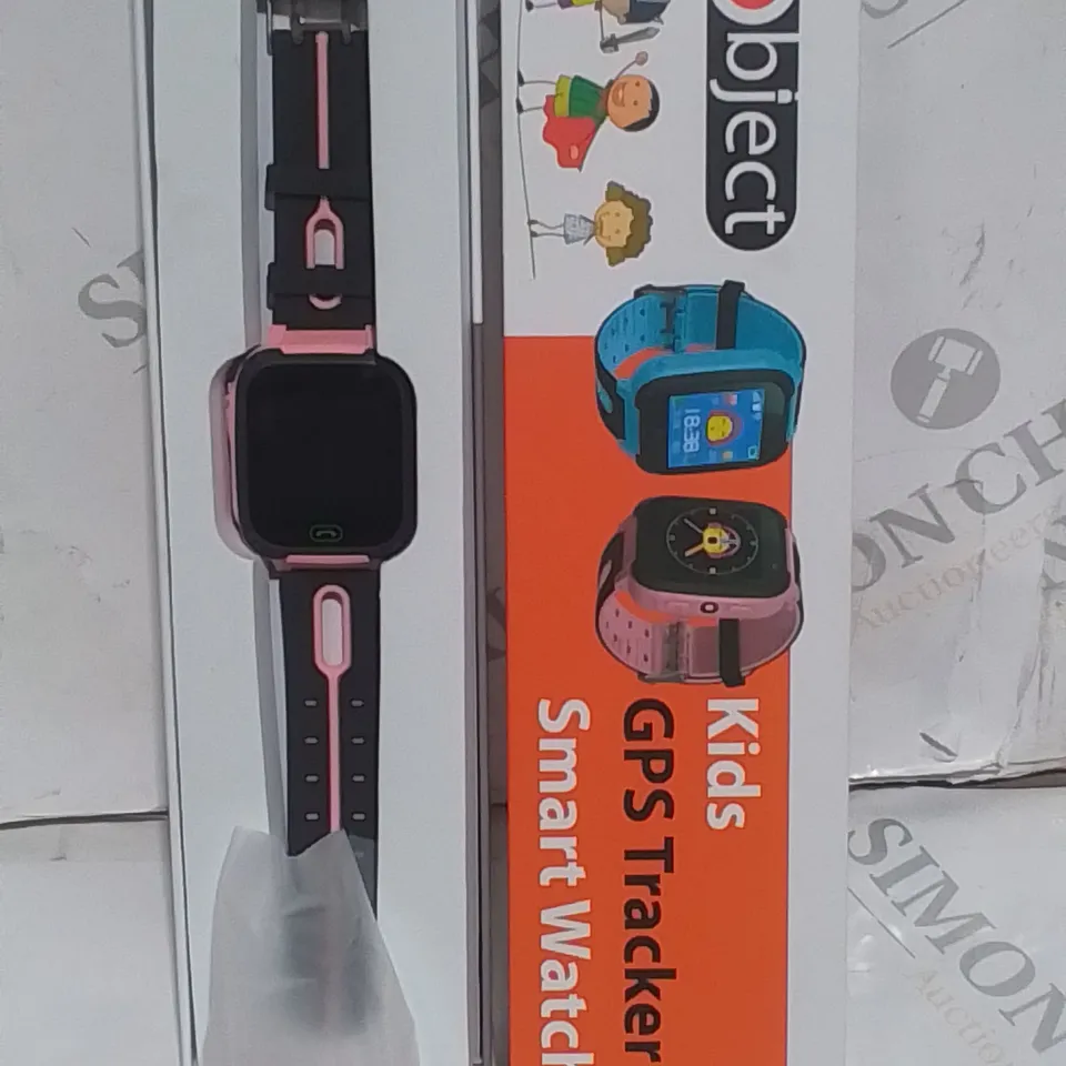 BOXED OBJECT KIDS GPS TRACKER SMART WATCH