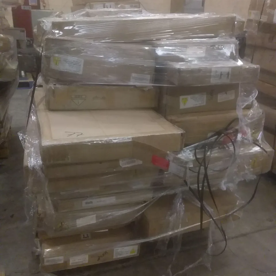 PALLET OF ASSORTED INCOMPLETE FLAT PACK FURNITURE ITEMS