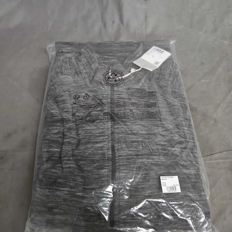MOUNTAIN WAREHOUSE SNOWDON FULL ZIP FLEECE II – CHARCOAL, XXL