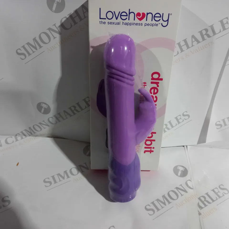 BOXED LOVEHONEY DREAM RABBIT THRUSTING RABBIT VIBRATOR