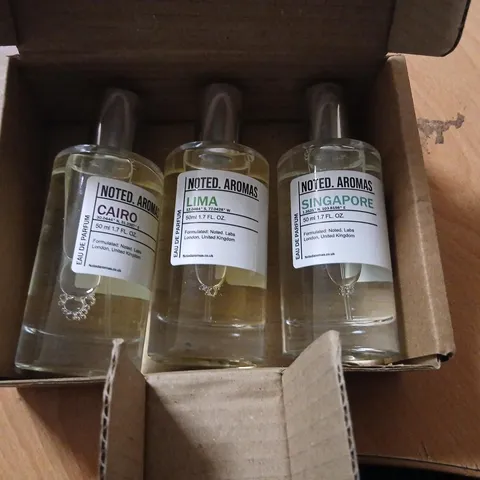 NOTED AROMAS THREE FRAGRANCE GIFT SET