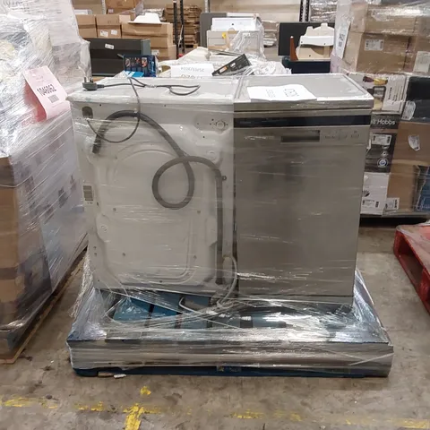 COMFEE SLIMLINE FREESTANDING DISHWASHER AND CANDY RAPIDO FREESTANDING WASHING MACHINE WHITE - UNPROCESSED RAW RETURNS