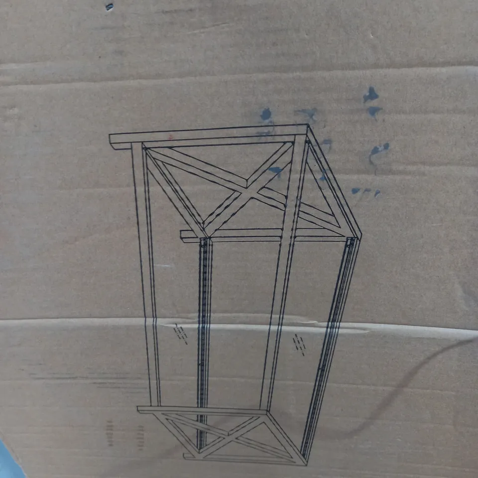 BOXED CHRISTIE CHROME COFFEE TABLE - COLLECTION ONLY RRP £229.99