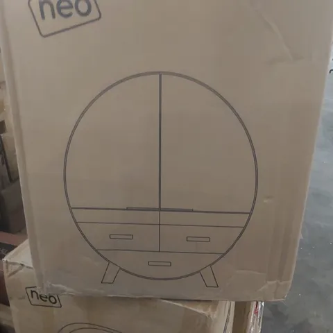 BOXED NEO WALL MOUNTED 2-DRAWER VANITY UNIT (1BOX )