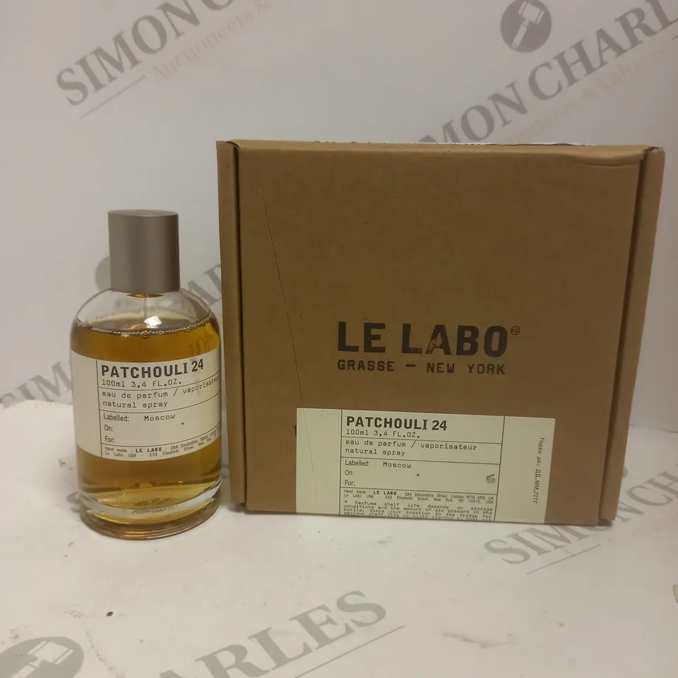 BOXED LE LABO PATCHOULI 24 EAU DE PARFUM - 100ML