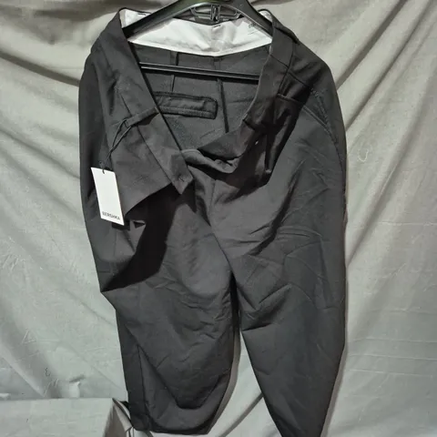 BERSHKA BLACK COAT, UK 6 (EU 34)