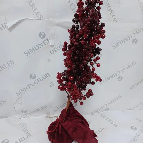 HOME REFLECTIONS PRE-LIT MIXED BERRY TREE APPROX 60CM