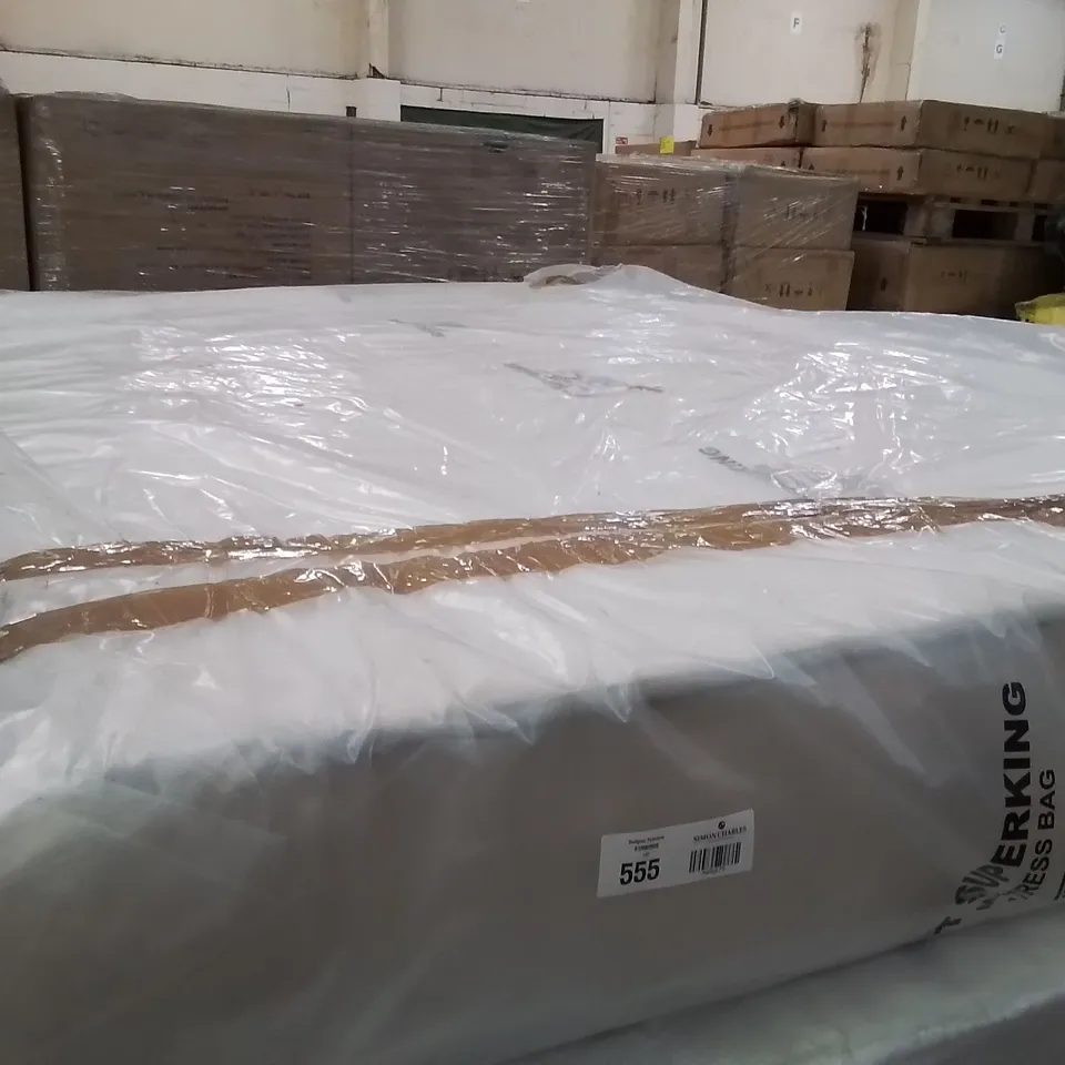 QUALITY BAGGED BERIN 25CM MEMORY FOAM POCKET SPRUNG 135CM DOUBLE MATTRESS