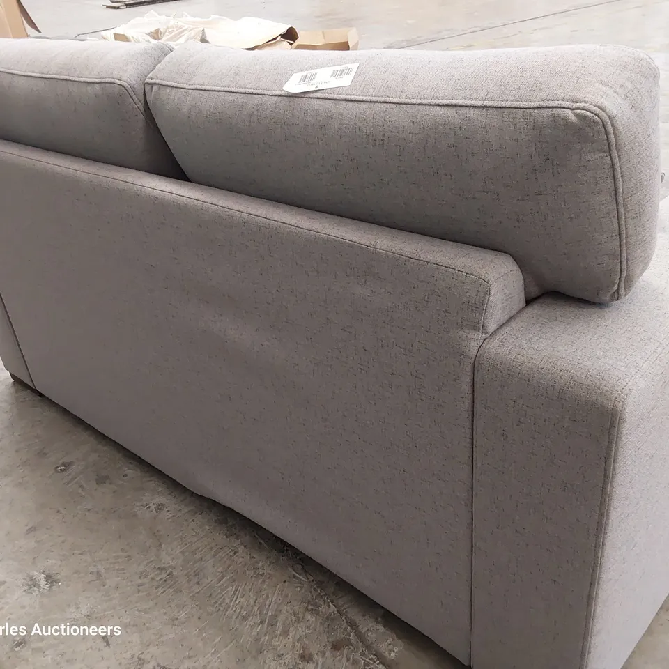 DESIGNER TWO SEATER SOFA GREY FABRIC 