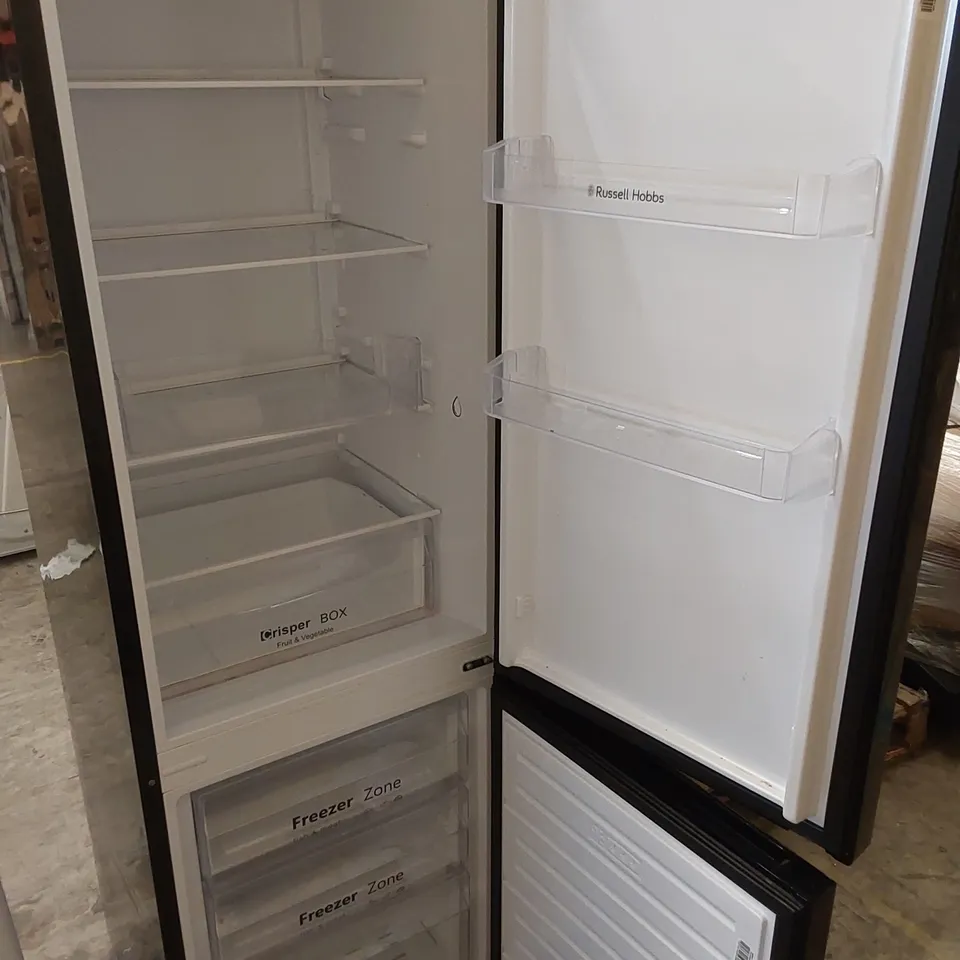 RUSSELL HOBBS FREESTANDING FROST FREE 70/30 FRIDGE FREEZER IN BLACK, MODEL: RH180FFFF55B